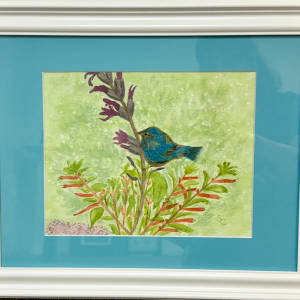 Indigo Centerpiece by Shelley Crouch 
