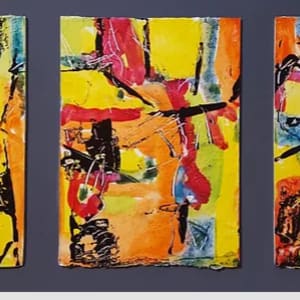 Abstract Triptych - Sketches 2304,5,6 by Craig Trapp
