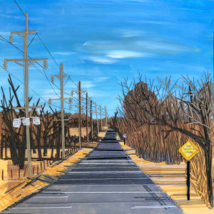 Road Subject To Flood by Irmgard Geul
