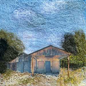 Old Gas Station by Irmgard Geul, Image 1.
