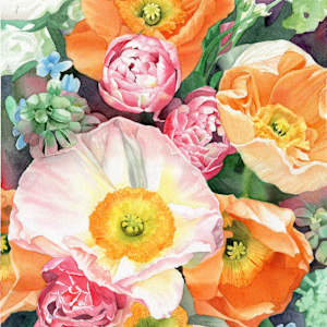 I'd Rather Wear Flowers In My Hair Than Diamonds Around My Neck by Polla Posavec