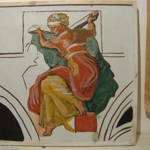 Lybian Sybil - Fresco (2008) by Maryleen Schiltkamp