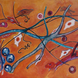 Connective tissue (1989) by Maryleen Schiltkamp