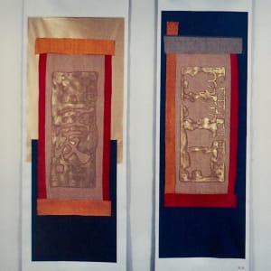 Scrolls I & II by Maryleen Schiltkamp
