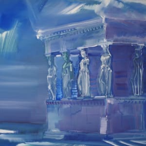 Erechteion - Karyatiden (2021) by Maryleen Schiltkamp