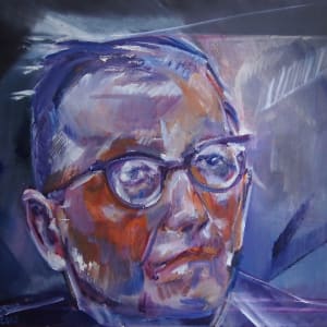 Portrait of Dmitri Shostakovich by Maryleen Schiltkamp
