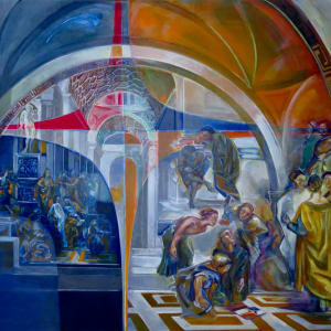 Raphael - The School of Athens by Maryleen Schiltkamp