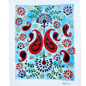 Paisley Three by Rekha