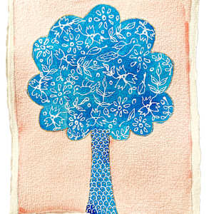 Simple Trees -  Blue Horizon by Rekha, Image 1.