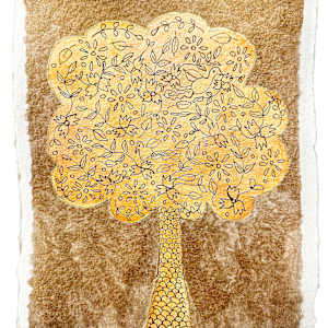Simple Trees - Sunset Orange by Rekha, Image 1.