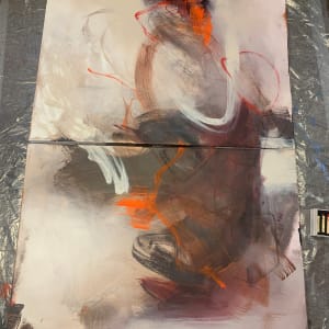 L’amour du Rose (diptych) by Jill Weikart 