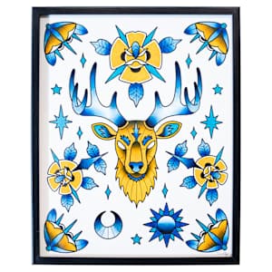 Natural Deer by Geoff Sullivan