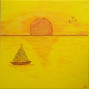 Setting Sun by Lorraine Guillemette