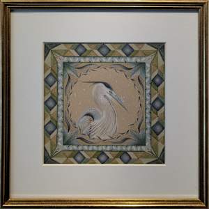 Once upon a time, there was a Heron named… by Katia Labranche 