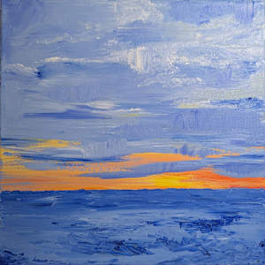 Shabogesic Beach in January by Hannah Kast