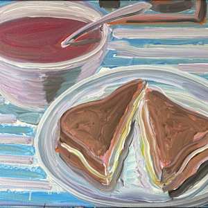 Soup and a Sandwich by Peter Cheney