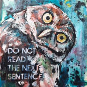 Rebel Owl by Sara Leger - Cherry Bomb Studio