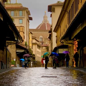 Rain On the Vecchio by Louise O