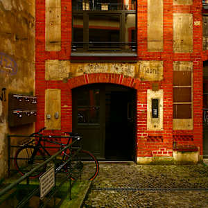 Courtyard by Louise O 