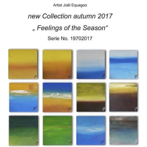 Collection " Feelings of the Season“ Original paintings ( 1 collection comprising 6 paintings ) by Joël Equagoo 