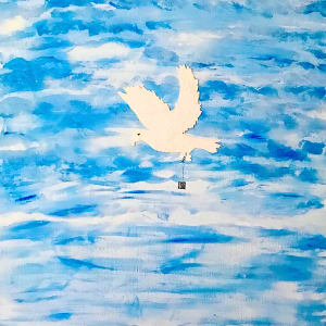 I can Fly /  Original Painting by Joël Equagoo  Image: I can Fly