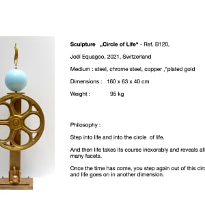 Sculpture „Circle of Life“ - Ref. B120 by Joël Equagoo 