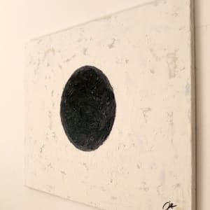 Full stop (point noir) Original Painting by Joël Equagoo  Image: Original Painting