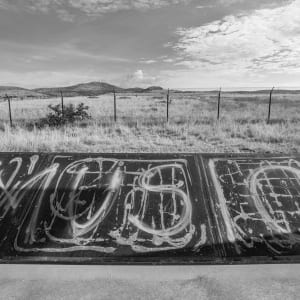 Sign, Davis Mountains by Billy Moore, Image 1.
