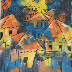 Shadowed Village by Paul Beauvoir