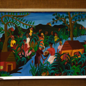 Haitian River Landcape by HenryR. Roger