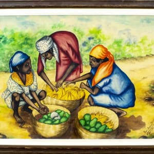 Haitian Women with Fruits by Roger Dupoux