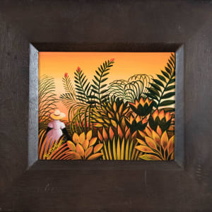 Girl in Pink in the Jungle by Eric JeanLouis