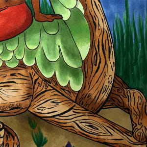 Wood Dragon by Sarah Quildon 