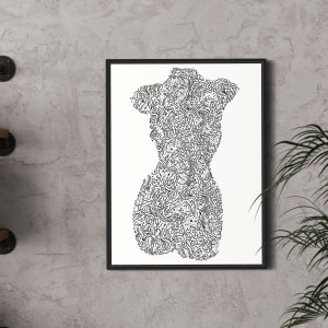 Squiggly Torso by Rising Moon Studio 