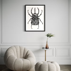 Atlas Beetle by Rising Moon Studio 