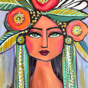 Romani Woman by Rising Moon Studio