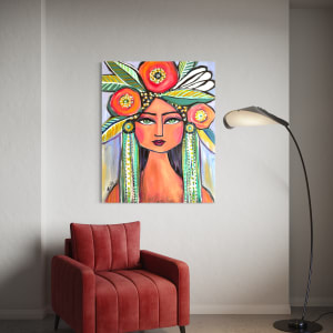 Romani Woman by Rising Moon Studio 