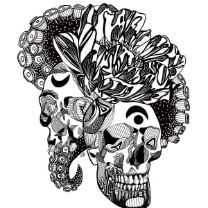 Octoskull by Rising Moon Studio