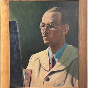 Walter J. Wittich Self Portrait - 52 Years Old by Walter J. Wittich