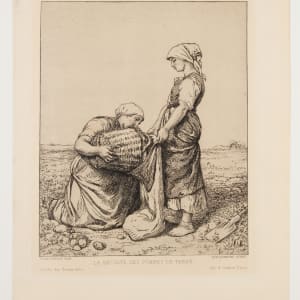 La Recolte des Pommes de Terre by Gustave Mercier
