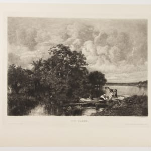 Die Barke (Une barque) by Theophile-Narcisse Chauvel