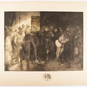 Soliders Arriving at the Gare de l'est Station by Theophile Steinlen