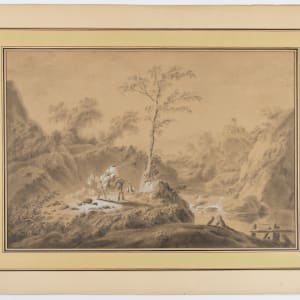 Landscape with Figures by Jean Pillement