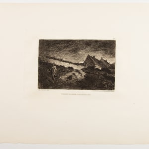 Derriere un Jardin a Veules-en-Caux (Behind a Garden in Veules, Caux (Normandy)) by Francois-Nicolas-Auguste Feyen-Perrin