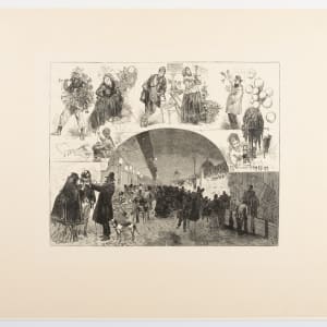 Paris: La Foire aux entrennes aux boulevards (Paris: The Fair Amongst the Boulevards at New Year's) by Alphonse Louis Felix Tauxier