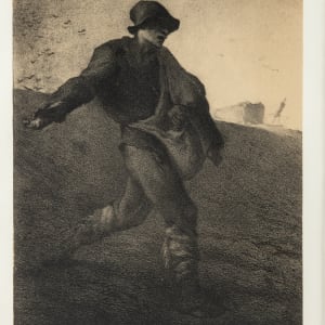 Le Semeur (The Sower) by Charles-Auguste Bouvier  Image: Charles-Auguste Bouvier -After Jean-Francois Millet, Le Semeur (The Sower), 1855