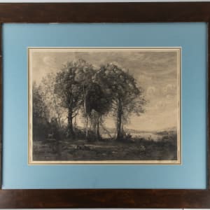 Landscape with Nymphs by Charles-Joseph Beauveriepri