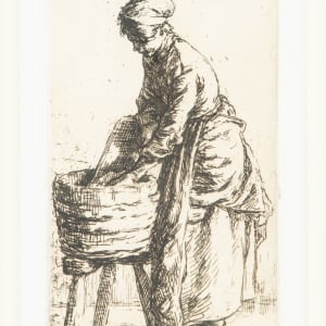 La Laveuse (The Washerwoman) by Charles-Emile Jacque  Image: Charles-Emile Jacque, La Laveuse (The Washerwoman), 1850