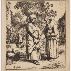 La Discussion (The Discussion) by Adriaen van Ostade  Image: Adriaen van Ostade, La Discussion (The Discussion), 1675 (restrike 1880)