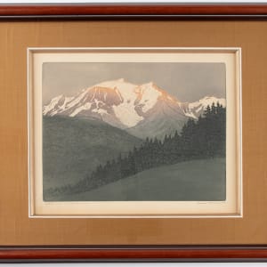 Le Mont-Blanc au Crepuscle (Mont Blanc at Twilight) by Henri-Georges Meunier  Image: Henri-Georges Meunier, Le Mont-Blanc au Crepuscle (Mont Blanc at Twilight), 1910